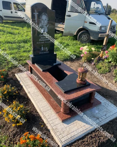 Одинарний пам’ятник з граніту №101