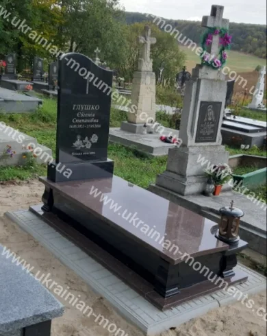 Одинарний пам’ятник з граніту №37