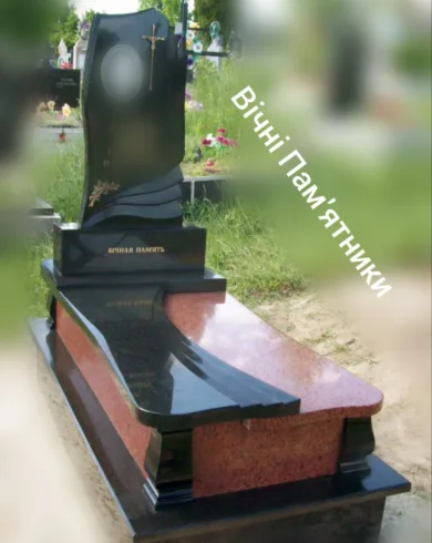Одинарний пам’ятник з граніту №7